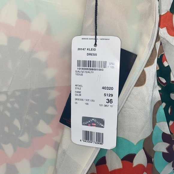 NEW Escada Kaleidoscope Kleid Silk Sheath Dress - Picture 7 of 9